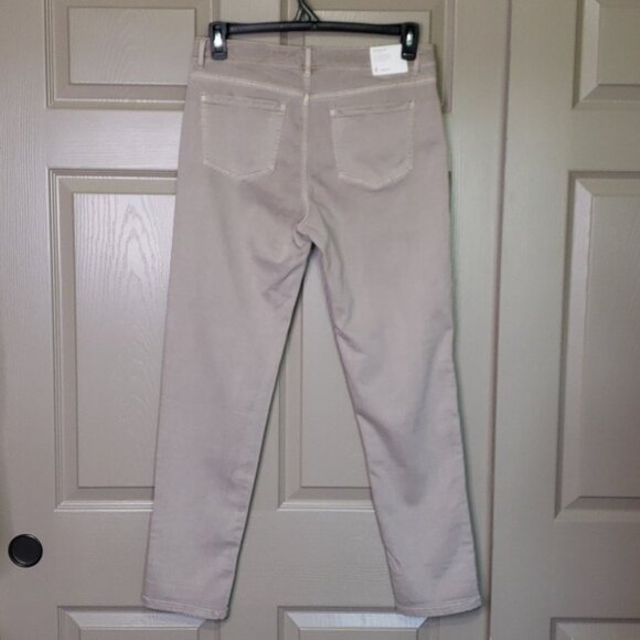 NWT J.Jill Straight leg light porchini color boyfriend  jeans size 8 regular - Picture 7 of 10